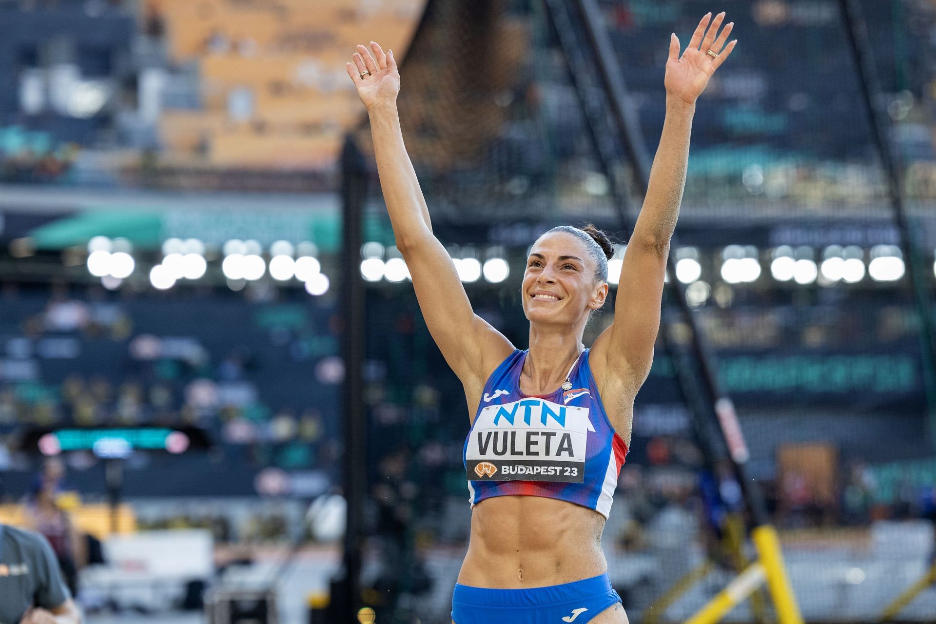Ivana Spanovic at the World Athletics Championships. Budapest 2023. - Source: Getty